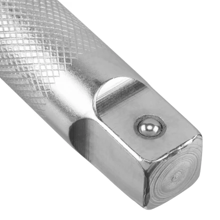 Вороток Г-образный, 300*100 мм, квадрат 3/4&quot;, CrV, матовый хром Denzel 14068 купить в Магнитогорске