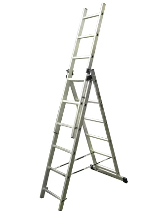Лестница трехсекционная 3х15 ступеней Энкор 69689 купить в Магнитогорске