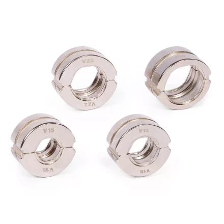 Набор матриц КВТ V (15–28 мм) для опрессовки фитингов из меди и нержавеющей стали (89623) купить в Магнитогорске