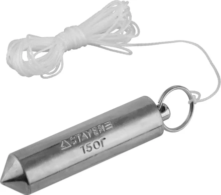 Отвес STAYER &quot;MASTER&quot; строительный со шнуром, 150г 0635-15_z01 купить в Магнитогорске