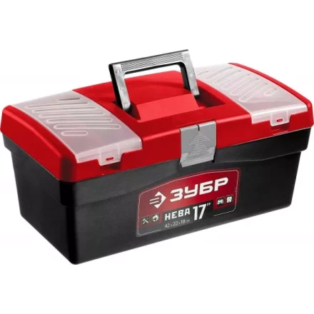 Ящик для инструмента &quot;НЕВА-17&quot; пластиковый, ЗУБР 38323-17 купить в Магнитогорске