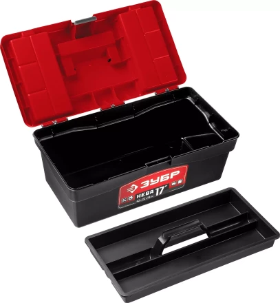 Ящик для инструмента &quot;НЕВА-17&quot; пластиковый, ЗУБР 38323-17 купить в Магнитогорске