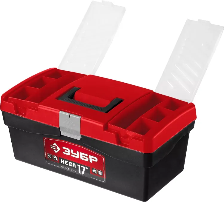 Ящик для инструмента "НЕВА-17" пластиковый, ЗУБР 38323-17 купить в Магнитогорске
