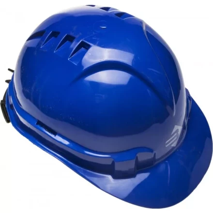 Каска защитная ЗУБР &quot;ЭКСПЕРТ&quot; храповый механизм регулировки размера, синяя 11094-3 купить в Магнитогорске