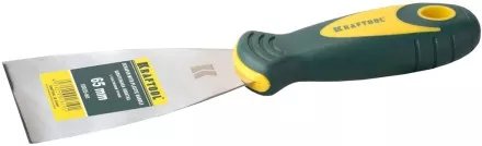 Шпательная лопатка KRAFTOOL с 2-компонент ручк, профилиров нержав полотно, 65мм 10035-065 купить в Магнитогорске