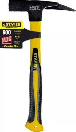 Молоток КРОВЕЛЬЩИКА PRO 600г с фиберглассовой рукояткой, STAYER Professional 20201 20201 купить в Магнитогорске