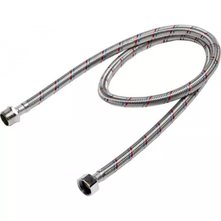 Подводка гибкая STAYER для воды, оплетка из нержавеющей стали, г/ш 1/2&quot; - 1м 51015-G/S-100 купить в Магнитогорске