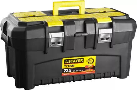 Ящик для инструмента &quot;TITAN-22&quot; пластиковый, STAYER 38016-22 купить в Магнитогорске