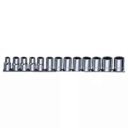 Набор головок торцевых 12-гранных на рельсе 3/8-1-1/8&quot;SAE Jonnesway S05H4213S 49079 купить в Магнитогорске