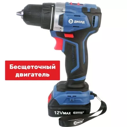 Аккумуляторная дрель-шуруповерт Диолд ДЭА-12ЛИ-08 купить в Магнитогорске