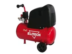 Компрессор безмасляный поршневой прямой привод Elitech OM 195/6 + PG