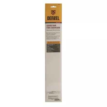 Шина для бензопилы Denzel DGS-5218, длина 45 см (18&quot;), шаг 0.325&quot;, паз 1.5 мм, 72 звена, 59802 купить в Магнитогорске