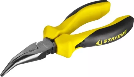 Тонкогубцы STAYER &quot;PROTech&quot; изогнутые, эксцентриковое расположение шарнира, 160мм 22027-4-16_z02 купить в Магнитогорске