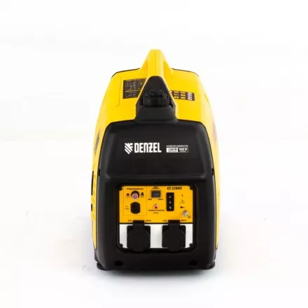 Генератор инверторный GT-2200iS, 2.2 кВт, 230 В, бак 4 л, закрытый корпус, ручной старт Denzel 94702 купить в Магнитогорске