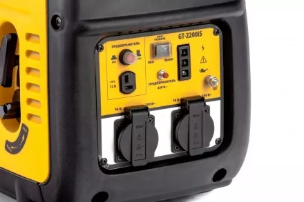 Генератор инверторный GT-2200iS, 2.2 кВт, 230 В, бак 4 л, закрытый корпус, ручной старт Denzel 94702 купить в Магнитогорске