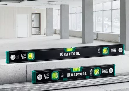 Профессиональный магнитный уровень с зеркальным глазком KRAFTOOL 34785-100 купить в Магнитогорске