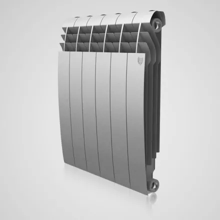 Радиатор Royal Thermo BiLiner 500 new/Silver Satin - 6 секций купить в Магнитогорске