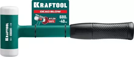 Безынерционный молоток KRAFTOOL DEAD BLOW с бойками из полиамида 2078-40 купить в Магнитогорске