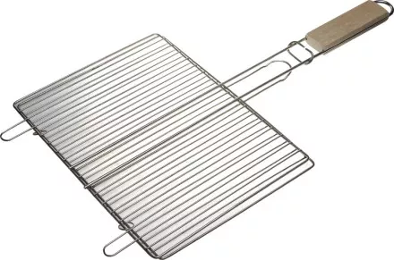 Решетка-гриль GRINDA &quot;BARBECUE&quot;, плоская, нержавеющая сталь, 300х225мм 424733 купить в Магнитогорске