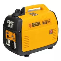 Генератор инверторный Denzel GT-1200iS, 1.2 кВт, 230 В, бак 2.4 л, закрытый корпус, ручной старт