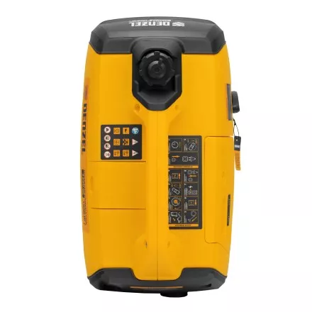 Генератор инверторный Denzel GT-1200iS, 1.2 кВт, 230 В, бак 2.4 л, закрытый корпус, ручной старт купить в Магнитогорске