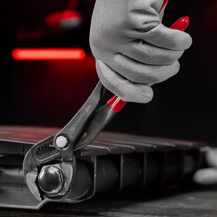 Клещи переставные 300 мм Matrix 17927, кнопочный механизм, хром-ванадий, обливные рукоятки купить в Магнитогорске