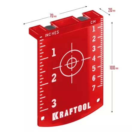 Мишень для лазерных приборов KRAFTOOL 34725 купить в Магнитогорске
