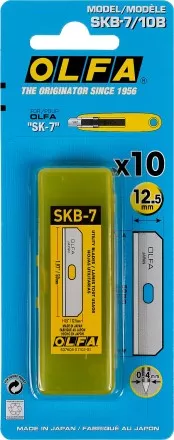 Лезвие OLFA специальное, для &quot;OL-SK-7&quot;, 12,5мм, 10шт OL-SKB-7/10B купить в Магнитогорске