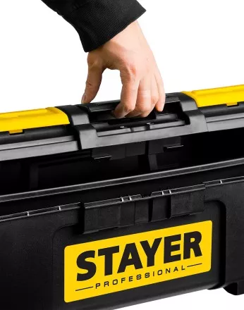 Ящик для инструмента &quot;TOOLBOX-19&quot; пластиковый, STAYER Professional 38167-19 купить в Магнитогорске