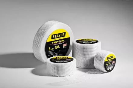 Серпянка самоклеящаяся FIBER-Tape, 5 см х 130м, STAYER Professional 1246-05-130 1246-05-130_z01 купить в Магнитогорске