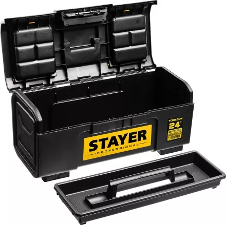 Ящик для инструмента &quot;TOOLBOX-24&quot; пластиковый, STAYER Professional 38167-24 купить в Магнитогорске