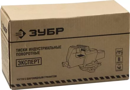 Тиски ЗУБР &quot;ЭКСПЕРТ&quot; индустриальные поворотные, 200мм 32703-200 купить в Магнитогорске