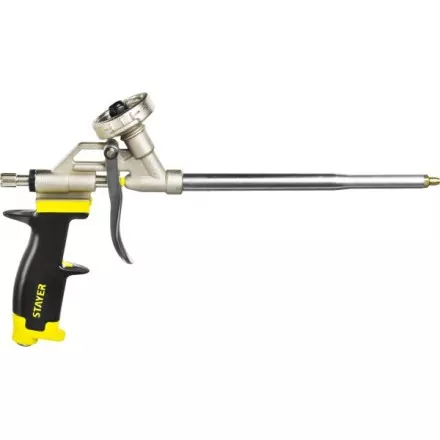 Пистолет &quot;PROGun&quot; для монтажной пены, металлический корпус, STAYER Professional 06861_z01 купить в Магнитогорске