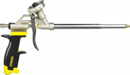 Пистолет &quot;PROGun&quot; для монтажной пены, металлический корпус, STAYER Professional 06861_z01 купить в Магнитогорске