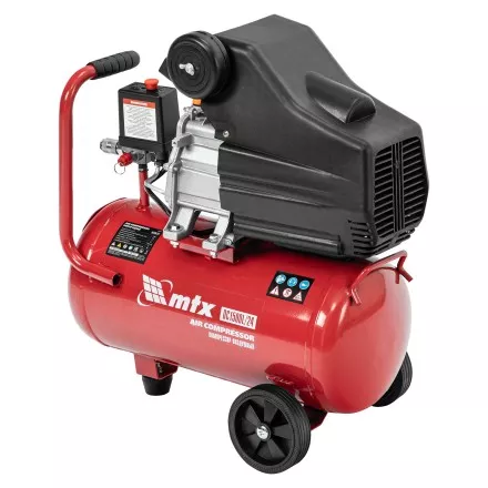 Компрессор воздушный MTX DC1500L/24, 1,5 кВт, 24 л, 210 л/мин 58017 купить в Магнитогорске