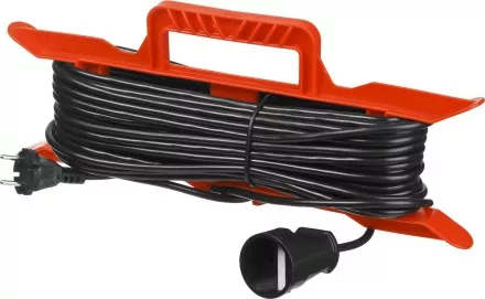 Удлинитель электрический &quot;MAXElectro&quot; на рамке, 20 м, 1 гнездо, STAYER 55018-20 купить в Магнитогорске