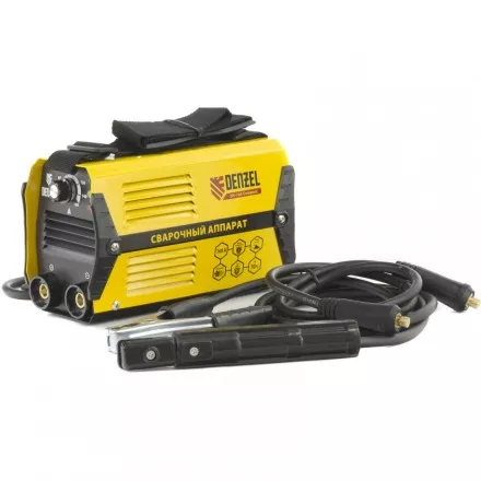 Аппарат инверторный дуговой сварки DENZEL DS-160 Compact 94371 купить в Магнитогорске