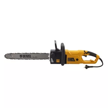 Пила цепная электрическая Denzel EDS-2200, 2.2 кВт,продольная, шина 45 см, шаг 3/8, паз 1.3 мм, 62 звена 95619 купить в Магнитогорске