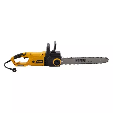 Пила цепная электрическая Denzel EDS-2200, 2.2 кВт,продольная, шина 45 см, шаг 3/8, паз 1.3 мм, 62 звена 95619 купить в Магнитогорске