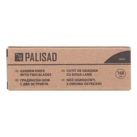 Нож садовый Palisad, 168 мм, складной, с двумя лезвиями, пластиковая рукоятка, 790567 купить в Магнитогорске
