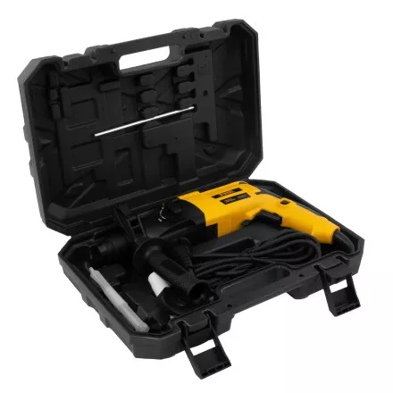 Перфоратор электрический Denzel RHH-600-22, SDS-plus, 600 Вт, 2,5 Дж, 2 реж. 26602 купить в Магнитогорске
