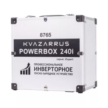 Инверторное пуско-зарядное устройство KVAZARRUS PowerBox 240i таймер и алюминиевый кейс купить в Магнитогорске