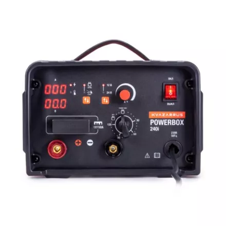 Инверторное пуско-зарядное устройство KVAZARRUS PowerBox 240i таймер и алюминиевый кейс купить в Магнитогорске