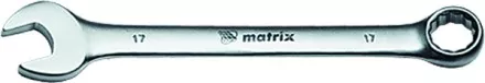 Ключ комбинированный 19 мм CrV матовый хром MATRIX 15115 купить в Магнитогорске