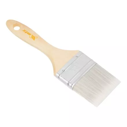 Кисть плоская для лаков &quot;Евро&quot; 2.5&quot;, искусственная щетина, деревянная ручка MTX 83088 купить в Магнитогорске