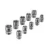 Набор инструментов Сибртех 14171, 1/2&quot;, 3/8&quot;, 1/4&quot;, пластиковый кейс 172 предм. купить в Магнитогорске