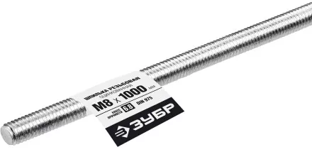ЗУБР DIN 975, кл. пр. 6.8, М8 x 1000 мм, резьбовая шпилька, 1 шт, Профессионал (30336-08-1) купить в Магнитогорске