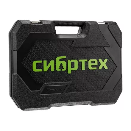 Набор инструментов Сибртех 14172, 1/2&quot;, 3/8&quot;, 1/4&quot;, пластиковый кейс 160 предм. купить в Магнитогорске