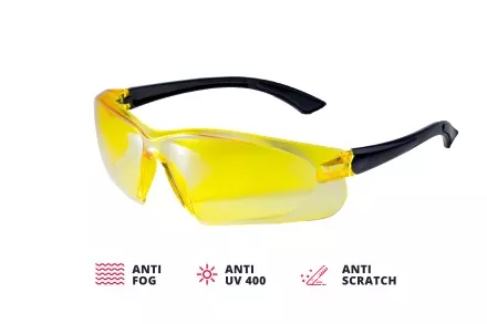 Очки защитные желтые  VISOR CONTRAST ADA купить в Магнитогорске