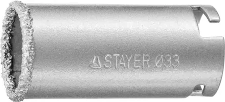 Коронка STAYER &quot;PROFESSIONAL&quot; кольцевая с карбидно-вольфрамовой крошкой, d=33мм 33345-33 купить в Магнитогорске